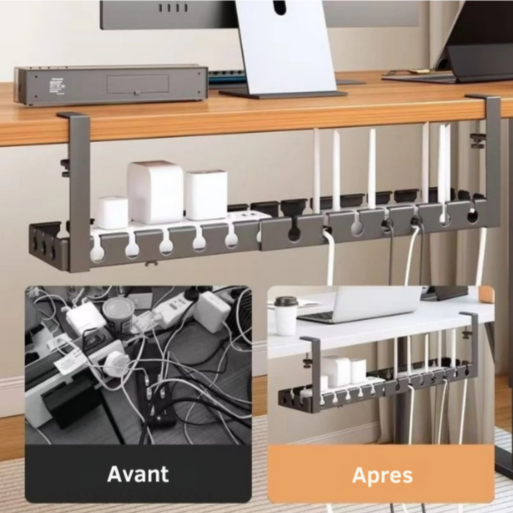 plateau de gestion de cable