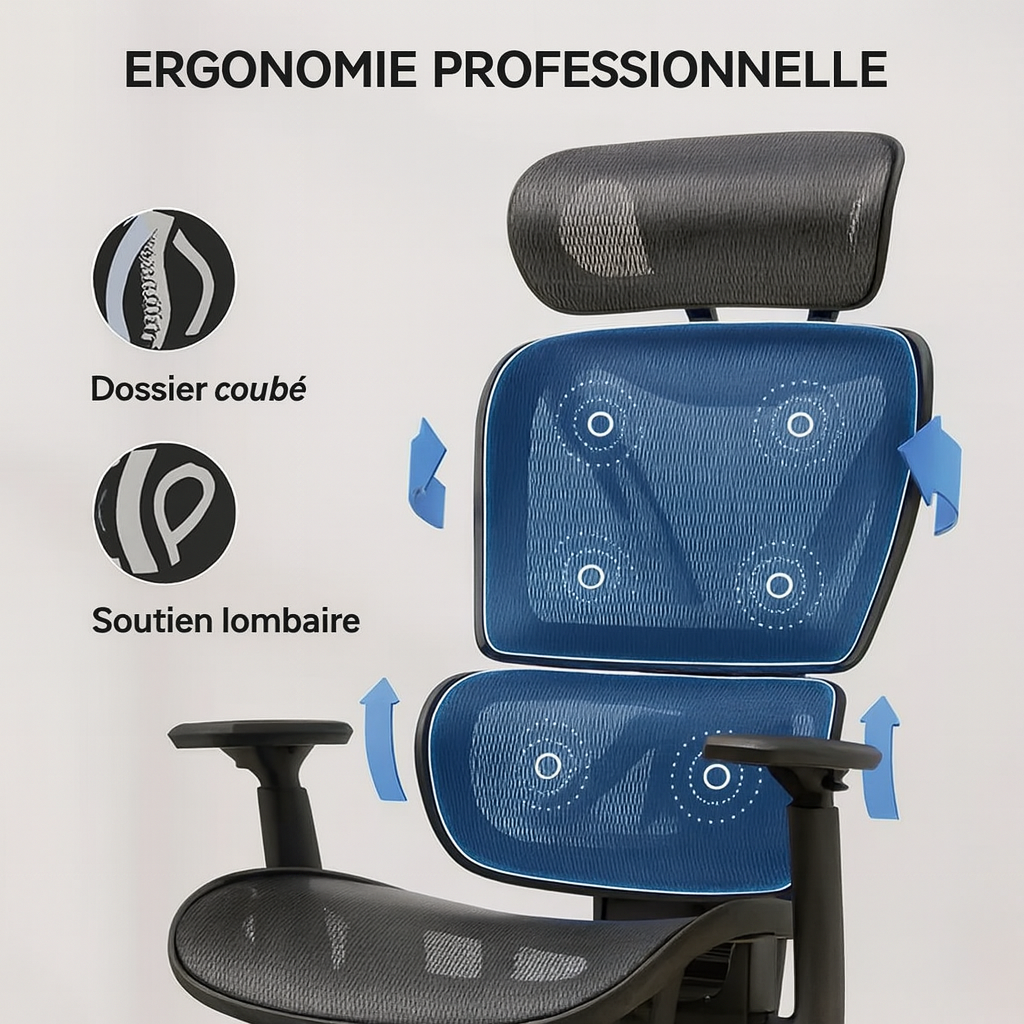 chaise de bureau ergonomique