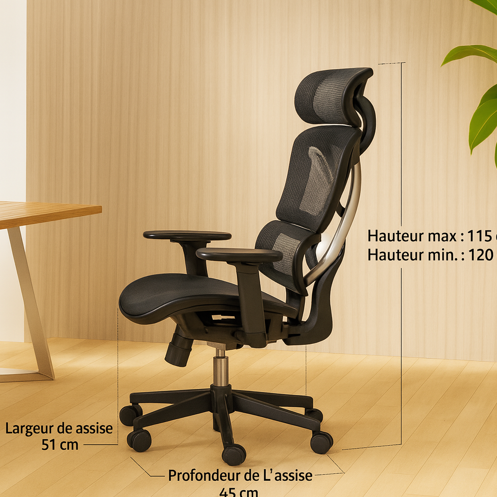 chaise de bureau ergonomique