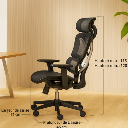 chaise de bureau ergonomique
