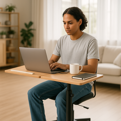 bureau ajustable et inclinable