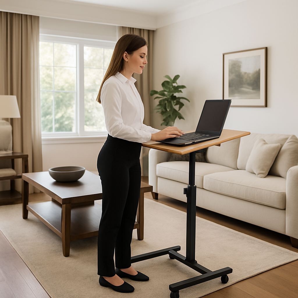 bureau ajustable et inclinable