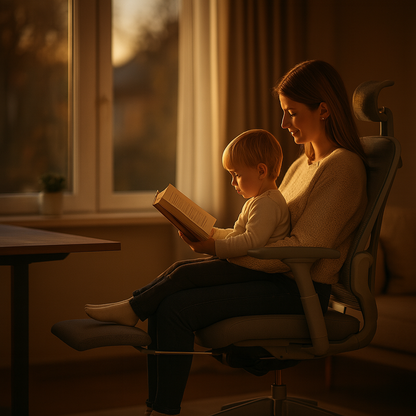 Chaise de bureau ergonomique haut de gamme