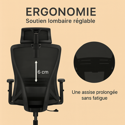 chaise de bureau ergonomique