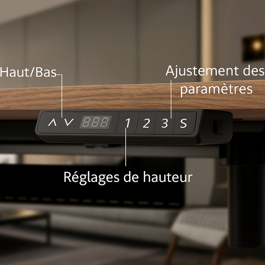 Bureau a hauteur ajustable