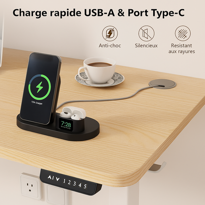 Bureau a hauteur ajustable