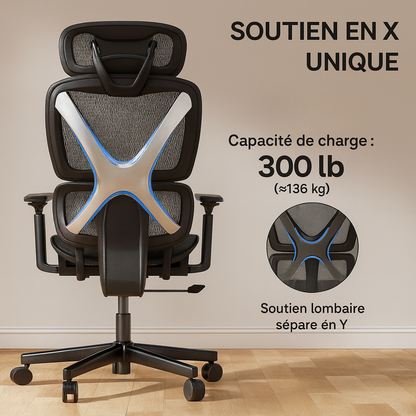 chaise de bureau ergonomique