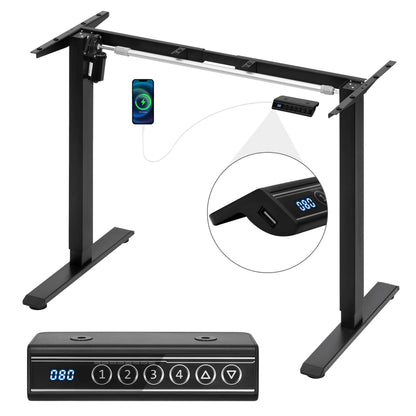 Cadre de bureau électrique réglable en hauteur