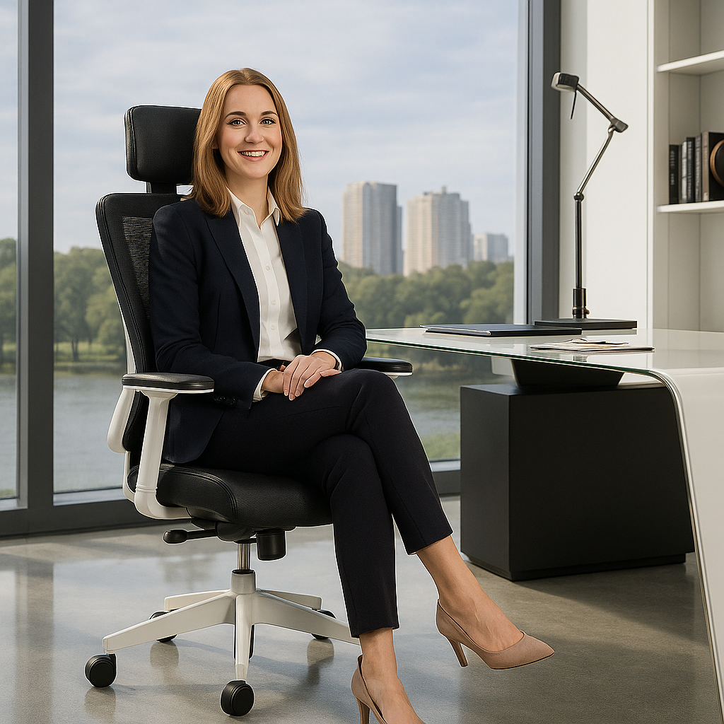 Chaise de bureau ergonomique avec soutien lombaire